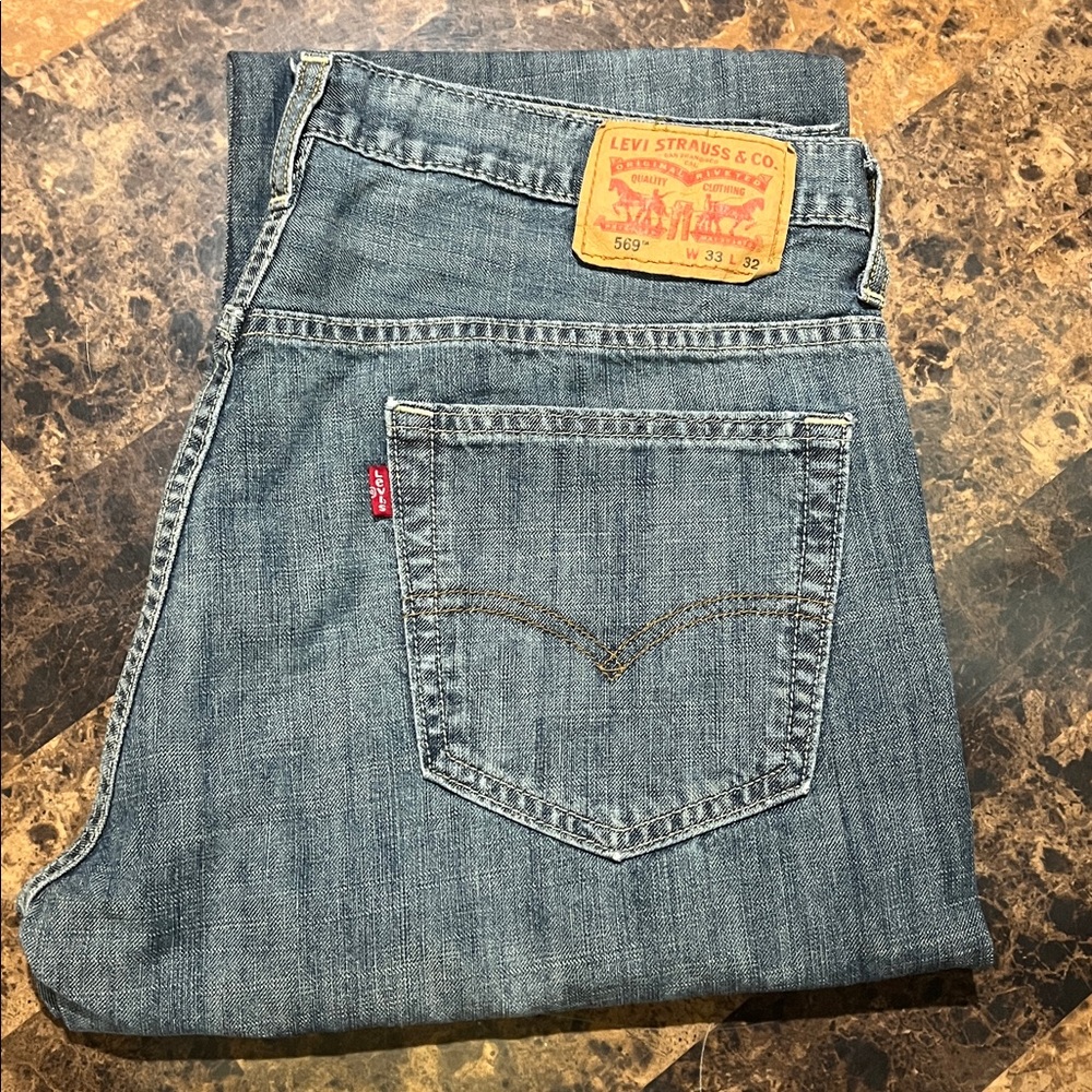Levi's Classic Blue Jeans Men’s 569 w33 l32
